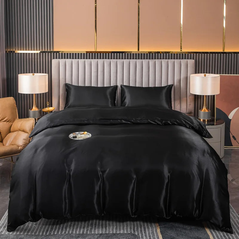 Satin Elegance Duvet Cover Set