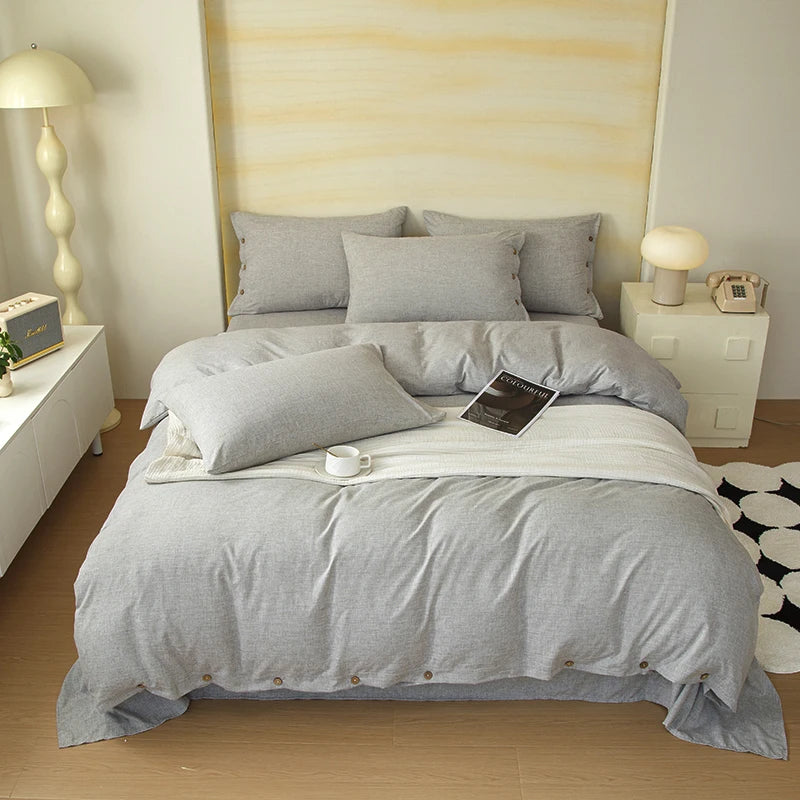 The Solace Twill Weave Duvet Set