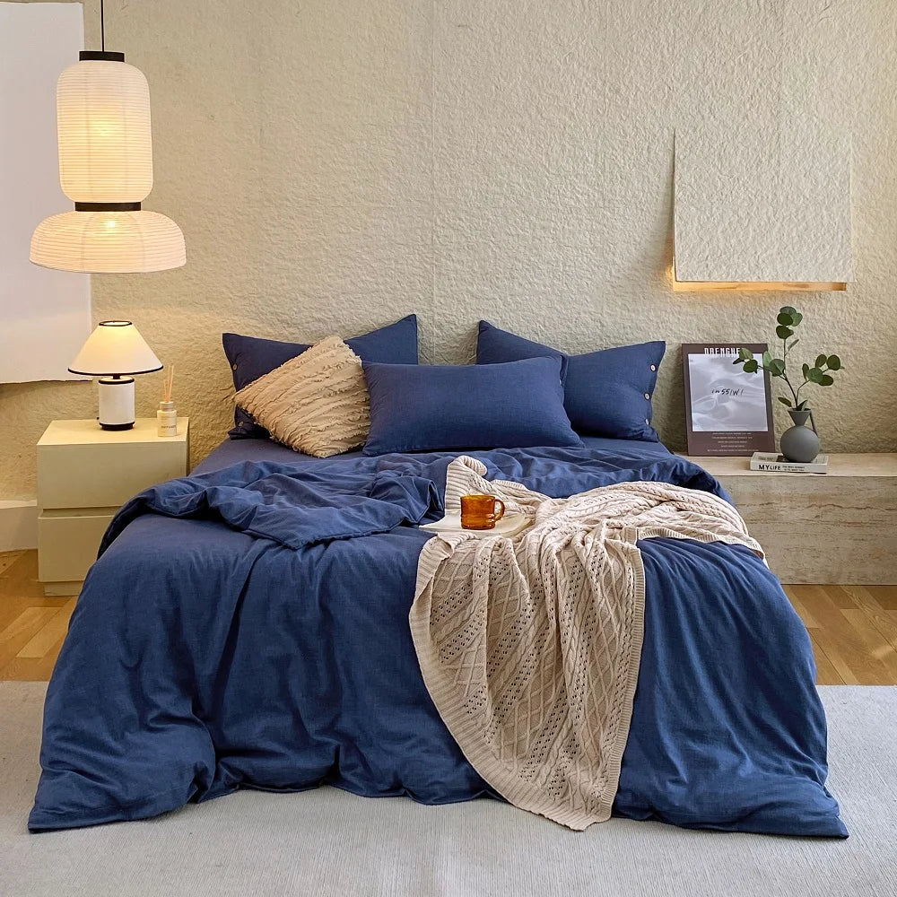 The Solace Twill Weave Duvet Set