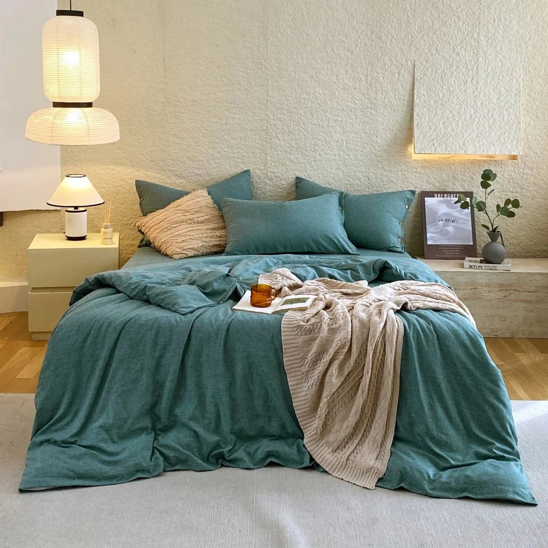 The Solace Twill Weave Duvet Set