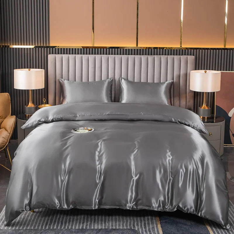Satin Elegance Duvet Cover Set