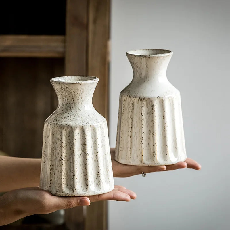 Serenity Vintage Ceramic Vase